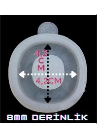 Resim Harf Kalıbı / Noktalı Harf / Türkçe Karakter Silikon Kalıp O 