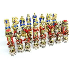 Resim HİMARRY Samur Parti Parti Aksesuar & Kostüm Satranç Taşı Polyester Büyükboy Osmanlı Haçlı Dekoratif Hediyeli 