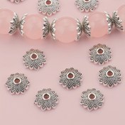 Resim 100 adet Vintage Tarzı Çiçek Boncuk Kapağı, Alaşım Takı Yapımı Son Kapaklar Bileklik DIY Kolyeler Küpeler ve Takı El Yapımı Aksesuarlar 