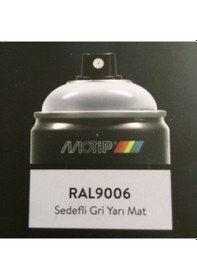Resim Motip Carat 400 ML Sprey Boya-sedefli Gri Yarımat-ral9006 Germany 