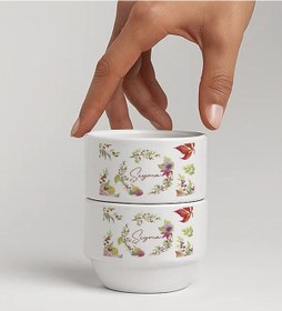 Resim Bk Gift Kişiye Özel İsimli Çiçek Tasraımlı 2li Çerezlik Kase-1, Yeni Ev Hediyesi Önerileri, Misafir Sunum Ürünü, Çay Yanı Kase Kobitmeyencom34768 Bk G 