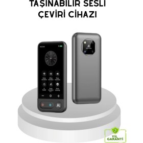 Resim Hopinip Taşınabilir Akıllı Tercüme Cihazı - Gerçek Zamanlı Ses ve Metin Çevirisi - Lisinya 