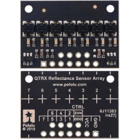 Resim Pololu QTRX-HD-07RC 7'li Çizgi Algılama Sensörü (Sık Sensör Dizilimli) 