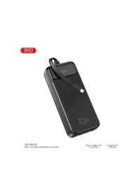 Resim 20000mah 22.5w+20w 3 Çıkışlı Dijital Ekranlı Hızlı Şarj Destekli Powerbank Beyaz 