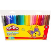 Resim Play-Doh Keçeli Kalem 24 Renk 2Mm Ke-006 