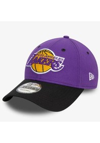 Resim New Era Nba Side Patch 9forty La Lakers Unisex Şapka Mor Mor 