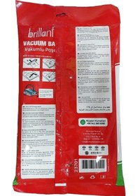 Resim Brillant Vakumlu Poşet/hurç 55 90cm Xlarge İç Adet 1 6 Lı Set Şeffaf 