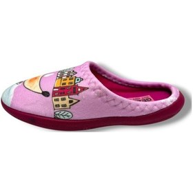 Resim Gezer 14531-26 Happy Winter Termal Kız Çocuk Ev Terlik 30-35 Pembe 
