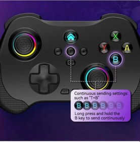 Resim Lobo Rgbwireless Control 9.nesil Gamepad Kablosuz For Nintendo Switch Ps3-ps4-android-ios-pc/laptop 