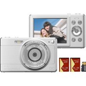Resim Xindoker 56mp 1080p Çocuklar İçin Dijital Fotoğraf Makinesi - 8x Yakınlaştırma, Otomatik Odaklama, 32gb Hafıza Kartı Dahil 