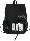 Resim Xinchangda Frieren Sırt Çantası 28 x 15 x 38 cm Anime Okul Sırt Çantaları Büyük Kapasiteli Çizgi Film Anime Öğrencileri Okul Çantası Omuz Çantaları Gençler için 