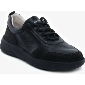 Resim Greyder Kadın Siyah Hakiki Deri Spor Ayakkabı 5Y2UA34590 