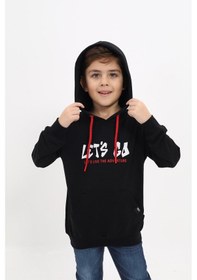 Resim Toontoy Erkek Çocuk Baskılı Sweatshirt Siyah 