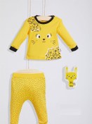 Resim Wogi Baby Pijama Takımı 3lü Limon Sarı 