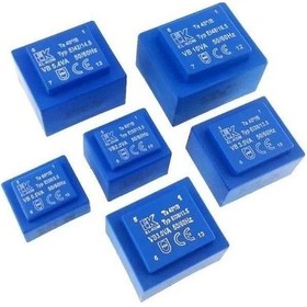 Resim Trafo El-kom 2,5va 2x9v Mavi Rn130543 2x139ma 