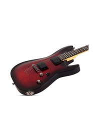 Resim Schecter Demon-6 Elektro Gitar (Crimson Red Burst) 