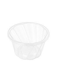 Resim Plastik Dondurma Kasesi Şeffaf 200 Cc - 100 Adet Şeffaf 