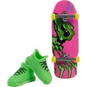 Resim Hot Wheels Skate Neon Temalı Parmak Kaykay ve Ayak Paketleri HPG21-HPG27 