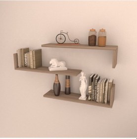 Resim Rafkestir 3 Lü L Raf Set ( 60 Cm ) Cordoba ( Mat ) 