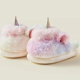 Resim EGA® | Unicorn Fluffy Slippers & Bootie Slippers - Slippers / EU 28-29 (18 cm insole) 