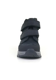 Resim Rakerplus Trekking Hakiki Deri Siyah Cırtlı Erkek Çocuk Bot Siyah 