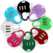 Resim Bavullar İçin 8'li Paket Mini 3 Haneli Sıfırlanabilir Şifreli Kilitler Çeşitli Renkler 