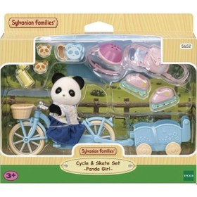 Resim 5652 Sylvanian Families Bisiklet ve Paten Set Panda +4 yaş 