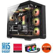 Resim Zeiron Zero RX10 Intel Core I5-9400F 16GB Ram 1 Tb M.2 Nvme SSD 8gb 256BIT RX580 Sıvı Soğutmalı Oyuncu Masaüstü Bilgisayar 
