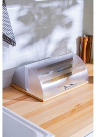 Resim Acar Sirius Bambu Ekmek Saklama Kutusu - 38 28 15,5 Cm Şeffaf 