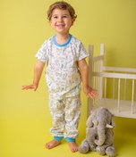 Resim Zeyland Erkek Bebek Ekru Animals Pijama Takımı (1-4YAŞ) 