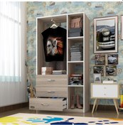 Resim Kenzlife giysi dolabı ökkeş 175*90*40 crd gardırop 3 çekmeceli 
