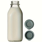 Resim 2'li paket, Silikon Yedek Kapaklar, Silikon Şişe Kapağı, Süt Şişesi Kapakları, Çapı 48mm Şişe Kapağı, Stanpac ve Libbey Cam Süt Şişelerine Mükemmel Uyar, Yeniden Kullanılabilir, Dayanıklı ve Kolay Temizlenir 