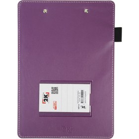 Resim 2K Sekreterlik,A5 Küçük Boy,Kapaksız,A5 Clipboard Vegan Suni Deri,17,5x24,5 cm.,Lila/Mor 