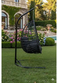 Resim Liv Concept Oscar Lüks Rattan Bahçe Ve Balkon Salıncağı 