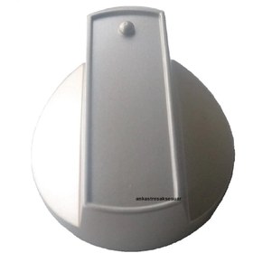 Resim Arçelik Set Üstü ve Ankastre Ocak Düğme 1 Adet Gri Renk Orijinal Yandan Kontrol Düğmesi 