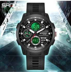 Resim Oldfriend Sanda Erkek Gece Işıklı Çok Fonksiyonlu Şok Alarmlı Spor Saati Kırmızı Diğer 