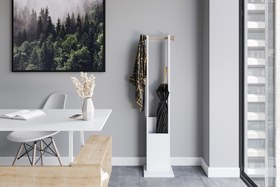 Resim LAGOMOOD JOLINE ŞEMSİYELİK ASKILIK, MEŞE BEYAZ 