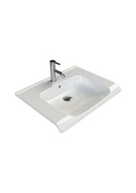 Resim Turkuaz Seramik Anova Etajerli Lavabo 65 x 50 CM 