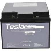 Resim TESLA Akü 12v 28ah Solar Jel Akü (yeni Üretim) 
