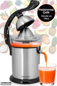 Resim GoldMaster Vitamin Store Inox 1.2 Litre Geniş Hazneli Paslanmaz Çelik Çıkarılabilir Narenciye Meyve Sıkacağı 