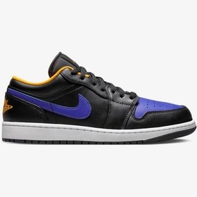 Resim AİR JORDAN 1 LOW ERKEK BASKETBOL AYAKKABISI-553558-075 Nike