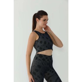 Resim Maraton Sportswear SlimFit Kadın Bisiklet Yaka Kolsuz Basic Saks Bra 20490 