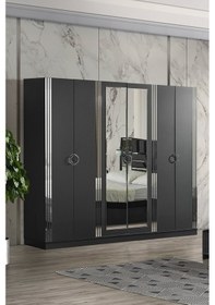 Resim Roma Yatak Odası Takımı Gardırop Bej 