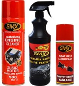 Resim SMX Susuz Motor Temizleme Spreyi / Emniyet Kemeri Yağlayıcı / Seramik Cila / Hızlı Cila / Pratik Ci 