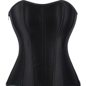 Resim Kadın Klasik Şekillendirici Fermuarlı Bodysuit, Retro Stil, Sadece Elde Yıkama, Transparan Değil, Ayarlanabilir Arka Kapama, Yetişkin Beden 