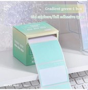 Resim 100 Adet Çekme Tipi Post-ıt Not Kağıdı Öğrencileri Tamamen Yapışkanlı Endeksi Etiket Çıkartmaları Okul Ofis Malzemeleri Kırtasiye Açık Yeşil 