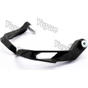 Resim Hightower Motorcycle Modifiye Bullhorn Koruma Ve Dekorasyon Siyah El Koruma 