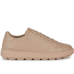Resim Geox Kadın Bej Spherica Ecub-1 Bağcıklı Deri Sneaker D45web00085c8191 