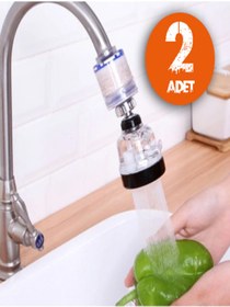 Resim Tor Store Filtreli 3 Fonksiyonlu Şeffaf Musluk Başlığı (2 Adet) 