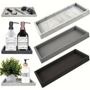 Resim Silikon Makyaj Tepsisi - Banyo Tezgahı İçin Şık Düzenleyici, Takı ve Dekorasyon için, Noel/Cadılar Bayramı Hediye Süslemesi 